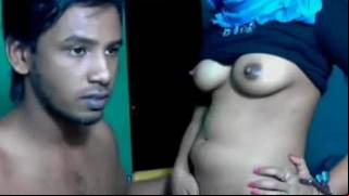 Indian brother fucked elder sister on live cam